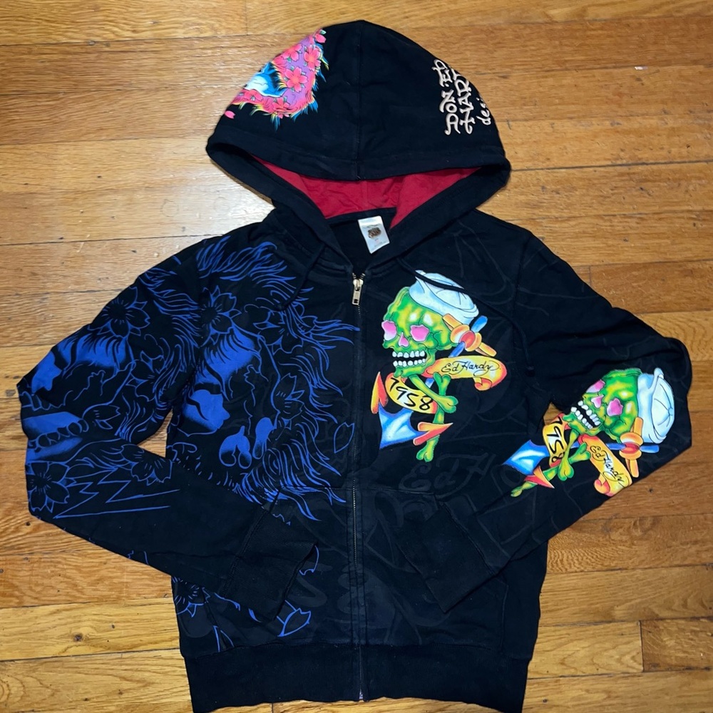Ed Hardy Zip Hoodie